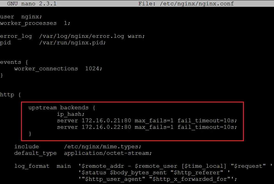 cau hinh nginx load balancer centos 7 11