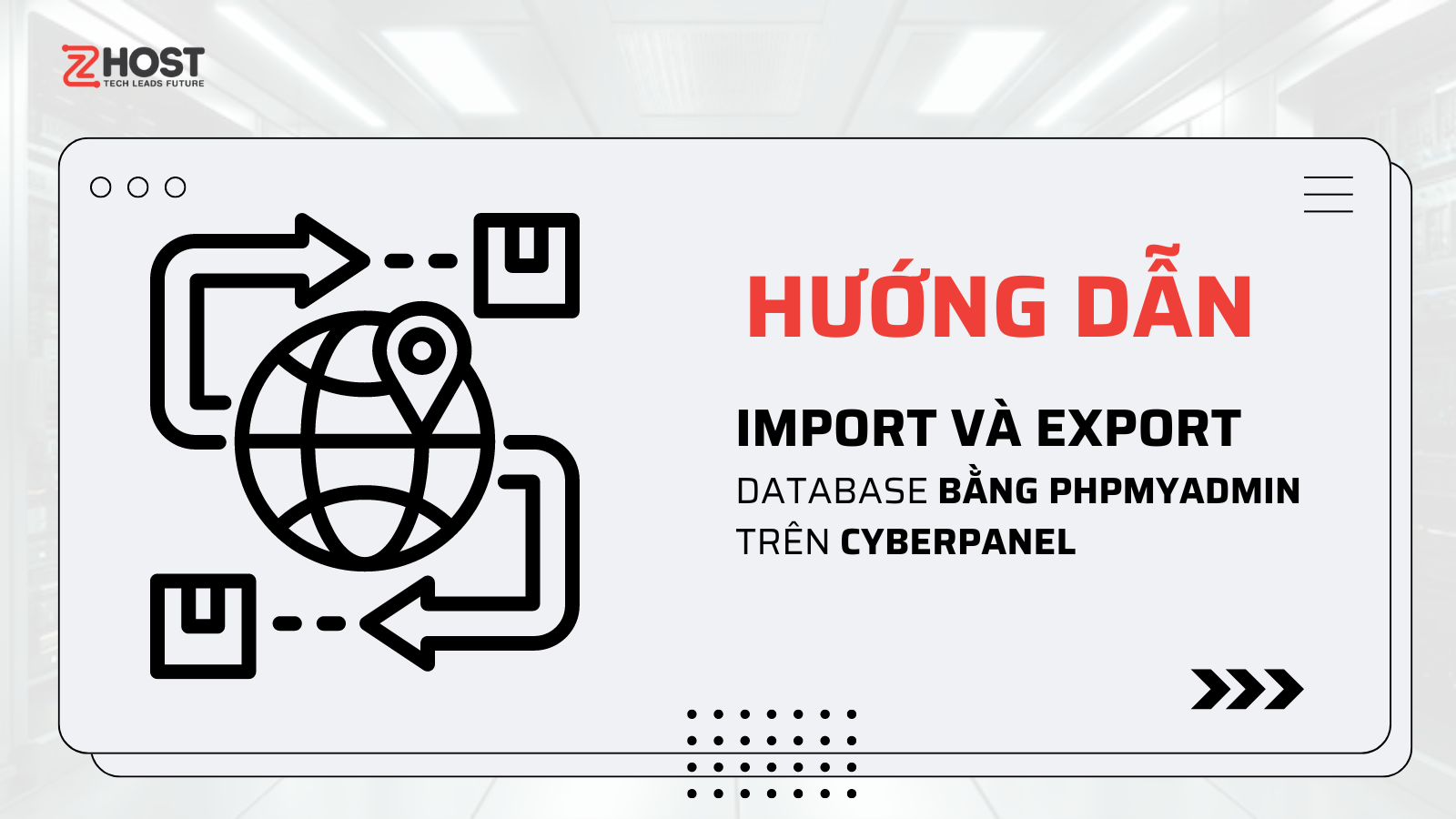 Hướng Dẫn Import Và Export Database Bằng Phpmyadmin Trên CyberPanel