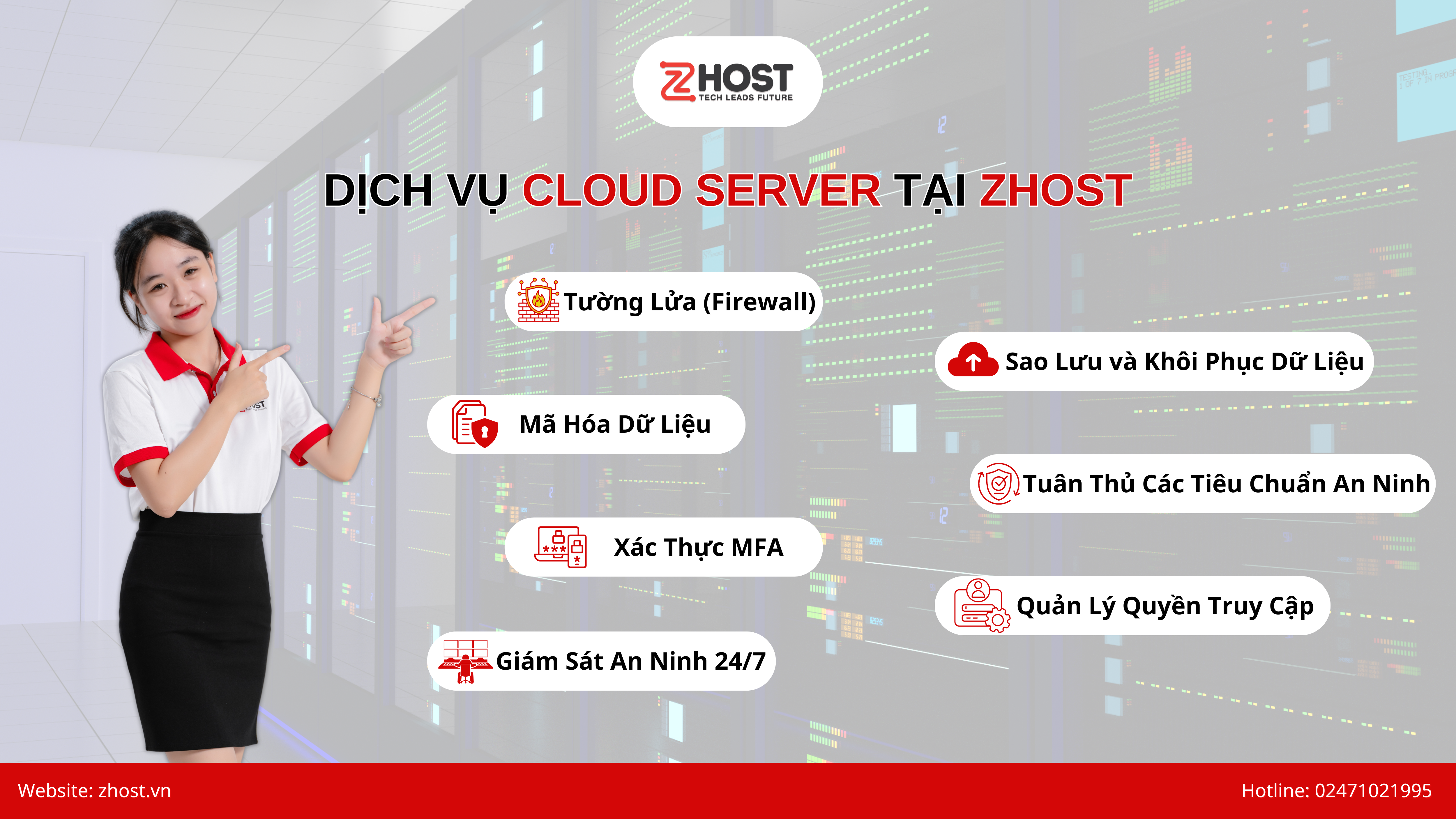 Dịch vụ Cloud Server tại Zhost
