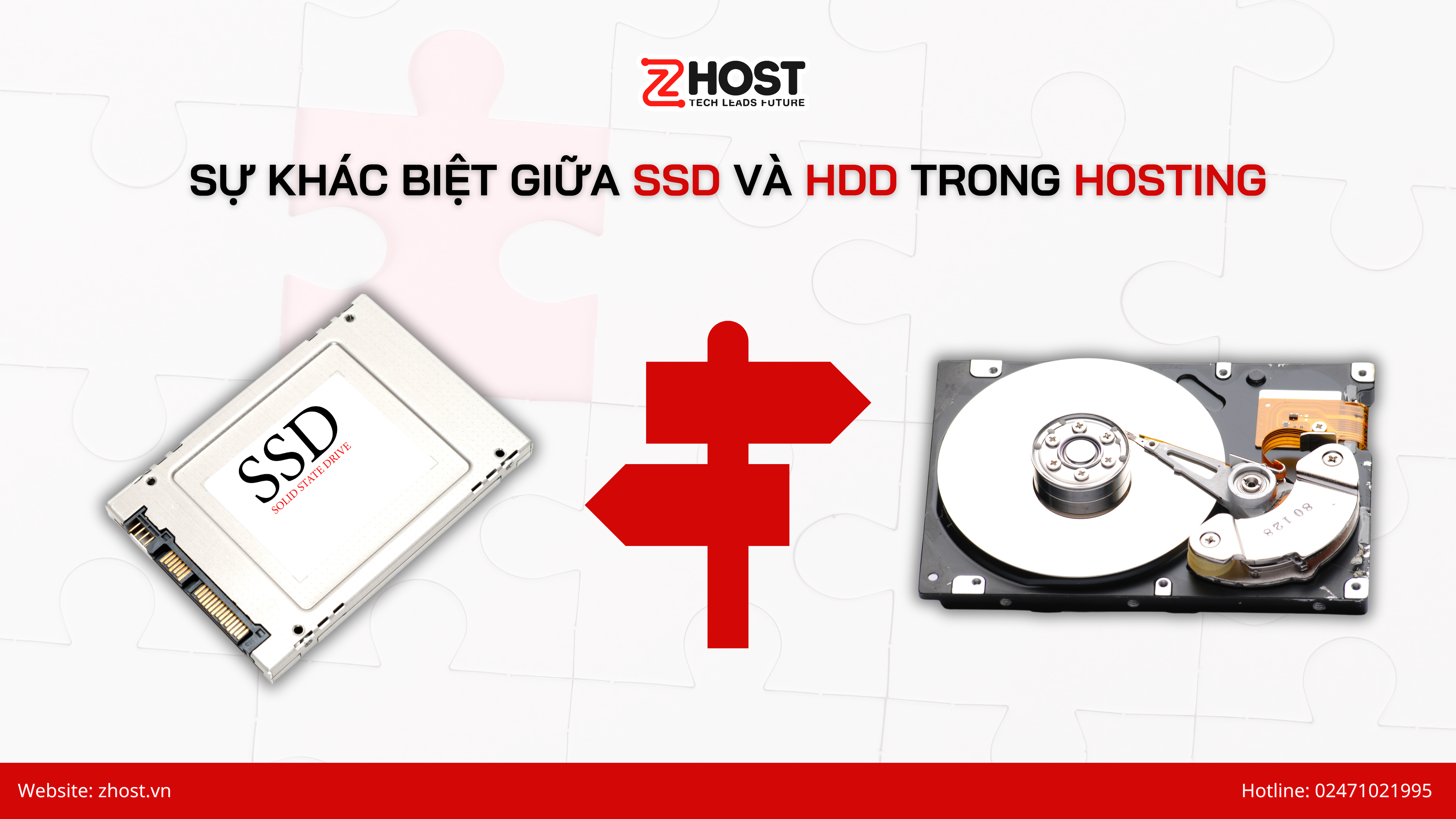 SSD Hosting và HDD Hosting