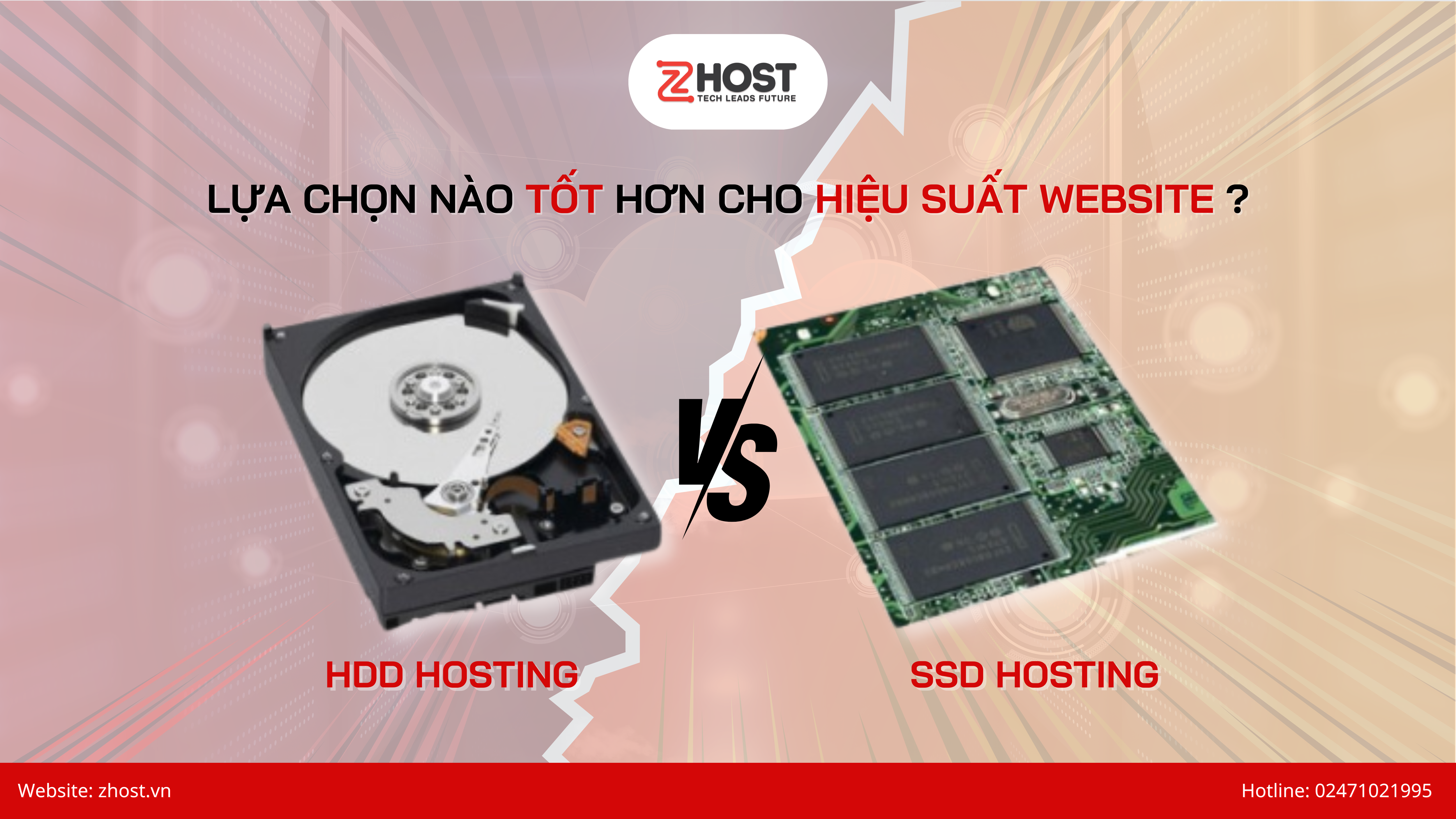 SSD Hosting và HDD Hosting
