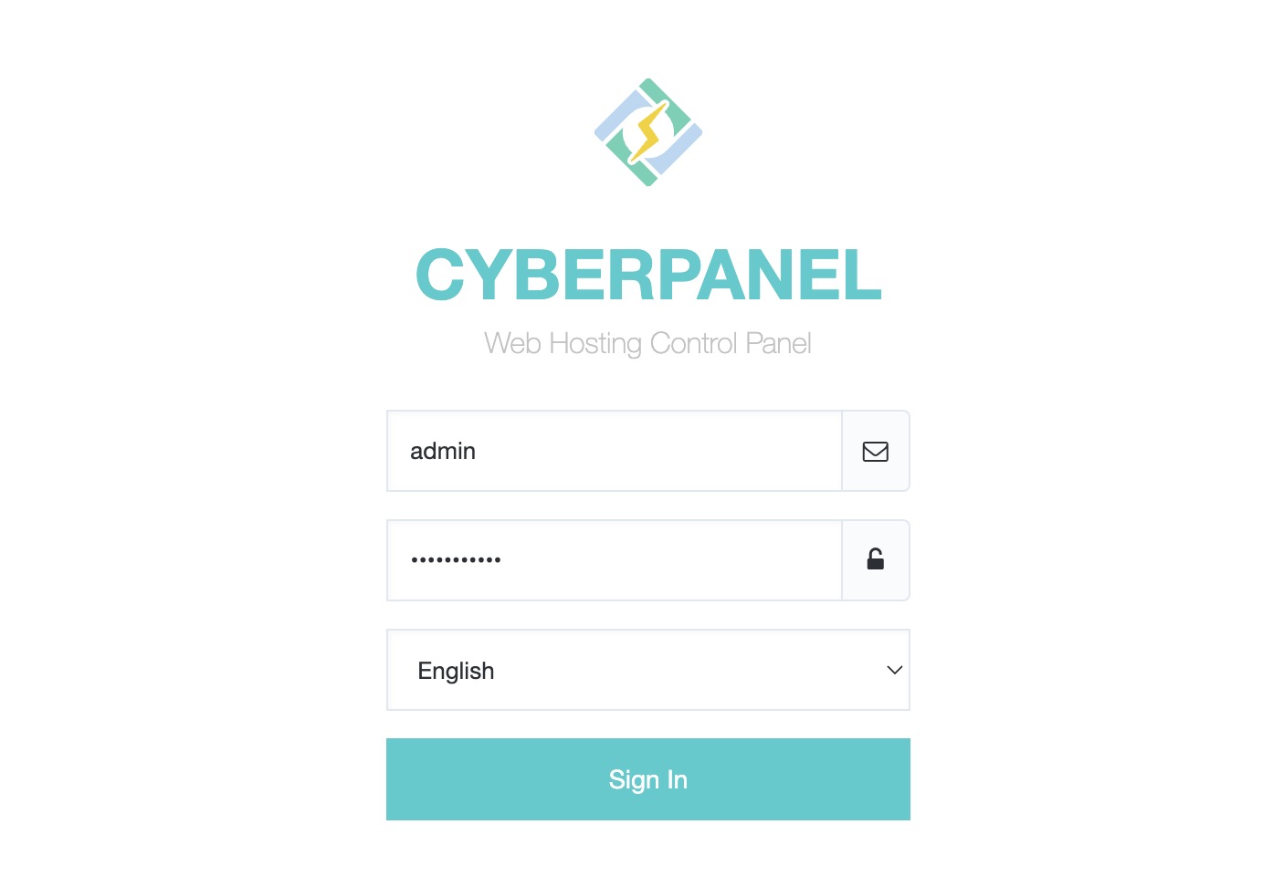 Thêm Domain Vào CyberPanel - Đăng nhập