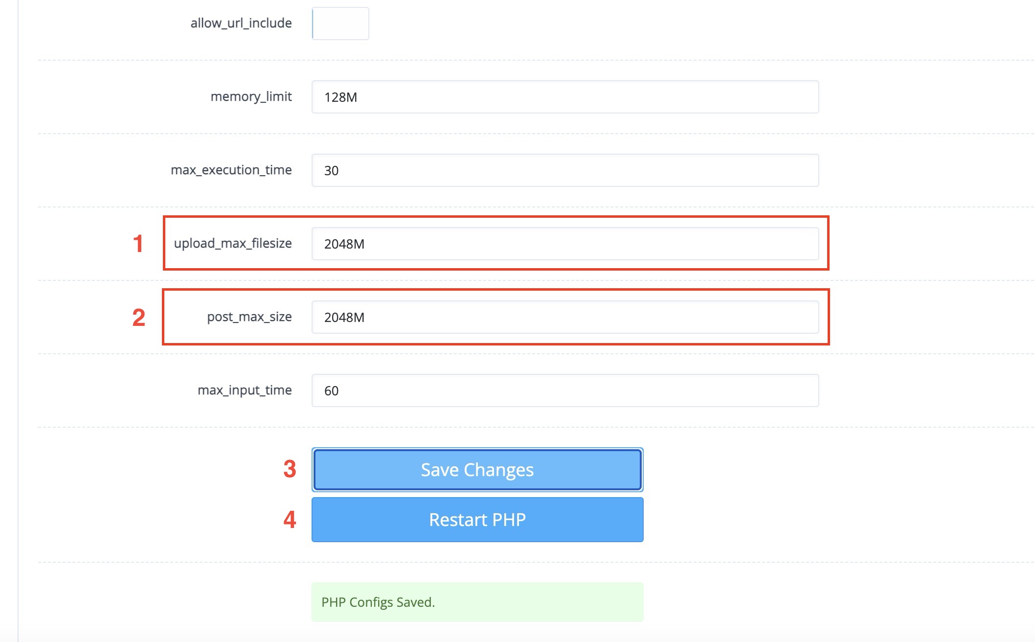 Hướng dẫn tăng kích thước upload file trên CyberPanel