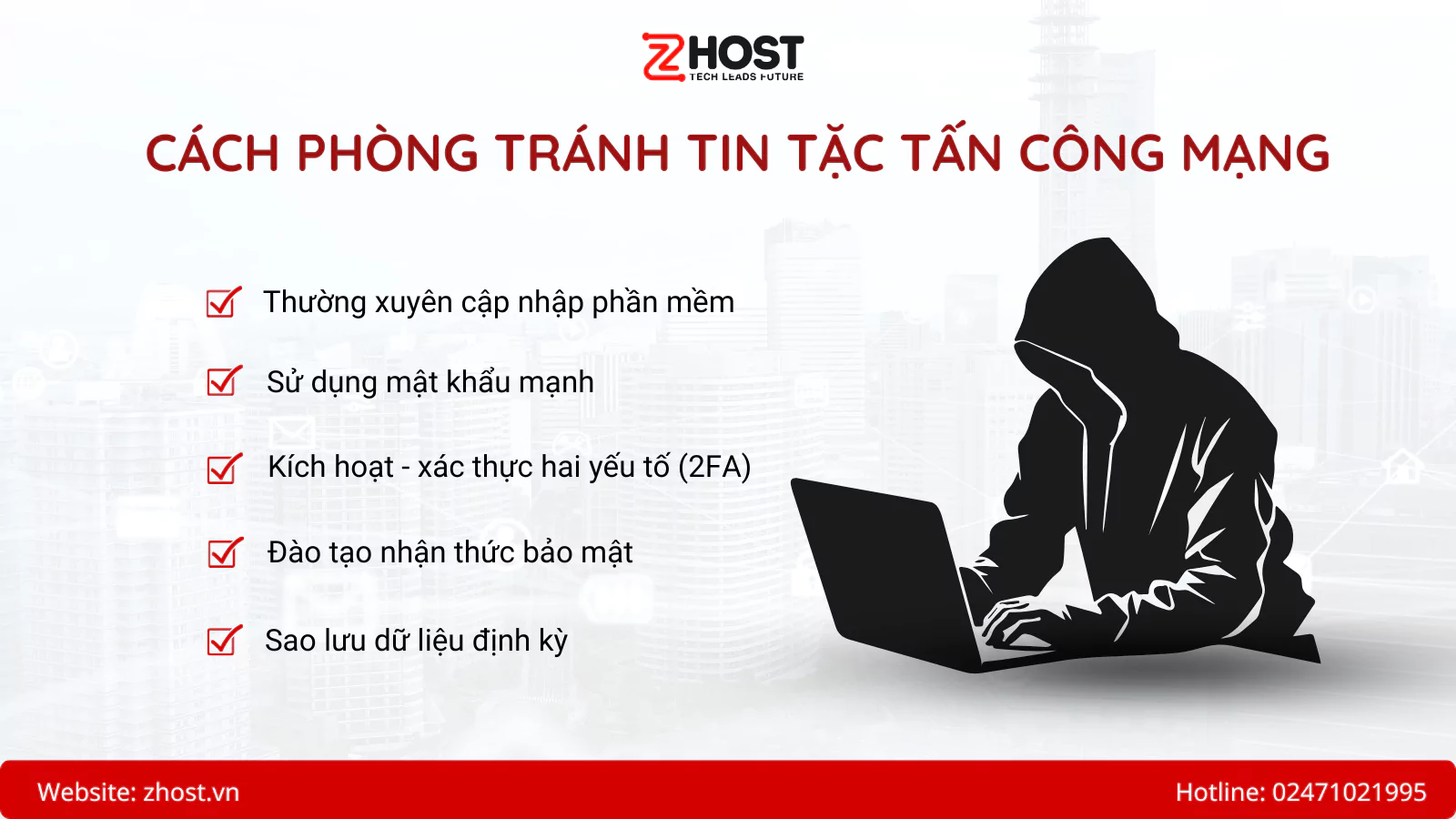 Cách phòng tránh tin tặc tấn công mạng