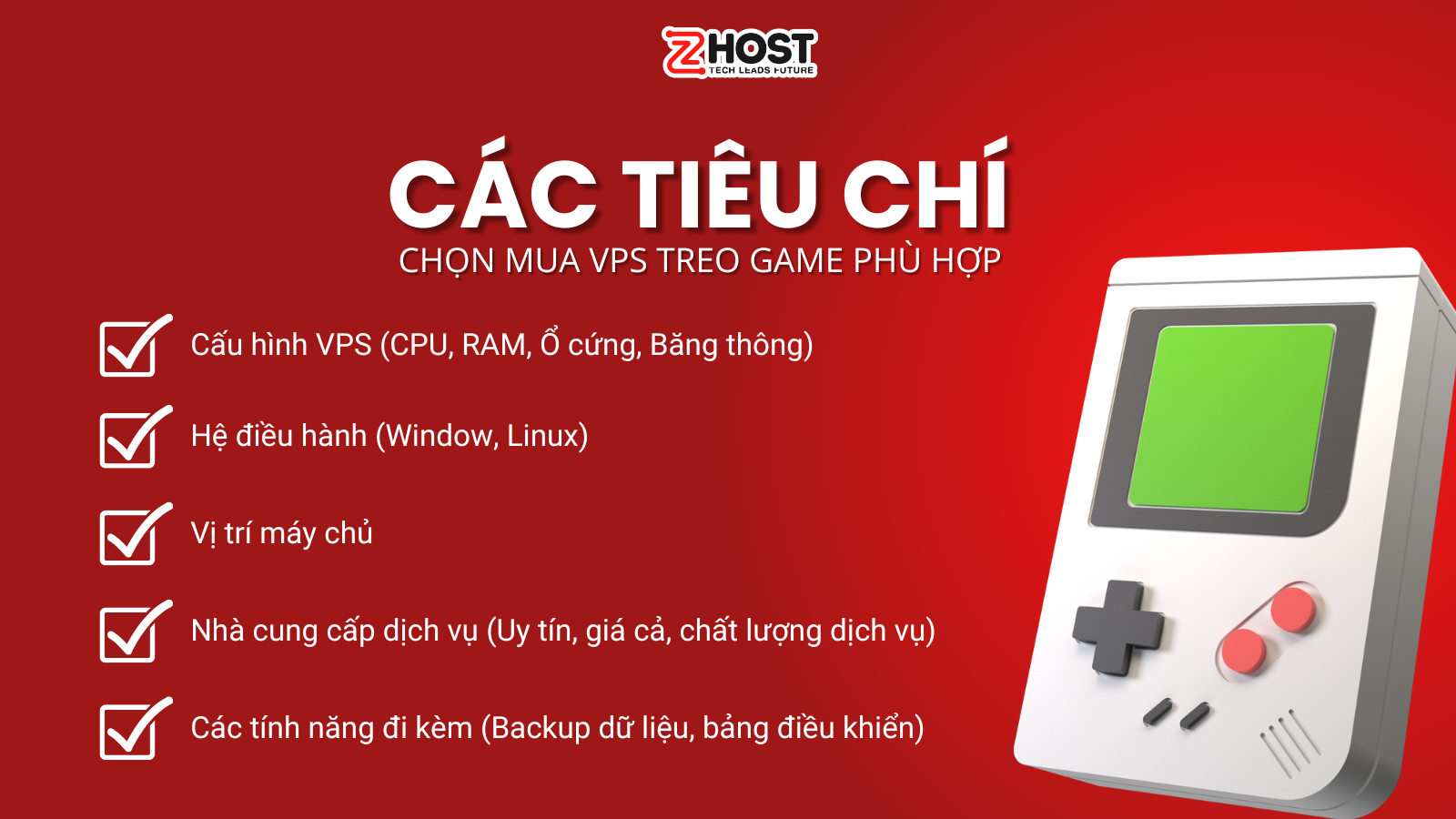 Các tiêu chí khi chọn mua VPS phù hợp
