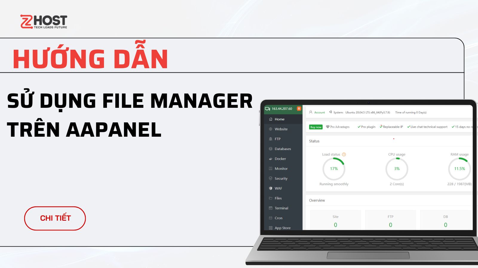 Hướng Dẫn Sử Dụng File Manager Trên aaPanel