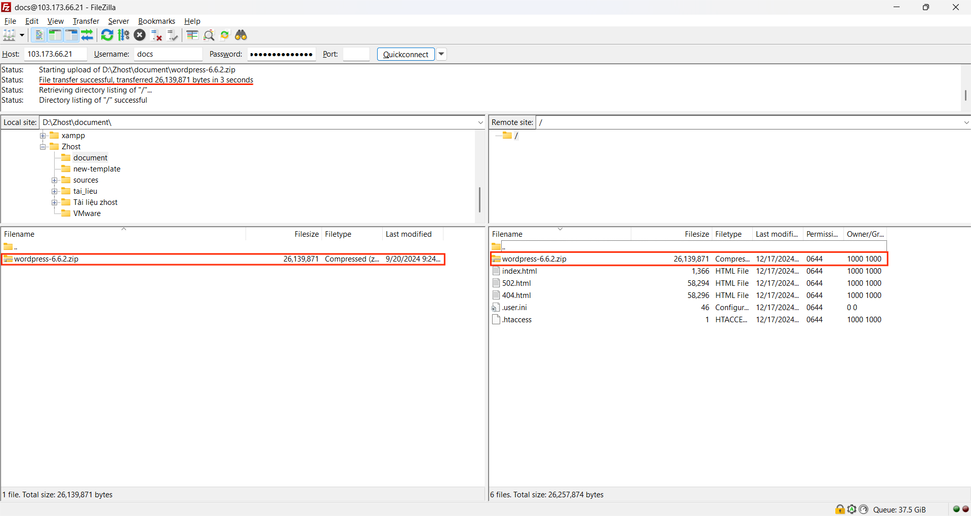 Hướng Dẫn Tạo Tài Khoản FPT Và Upload File Lên aaPanel