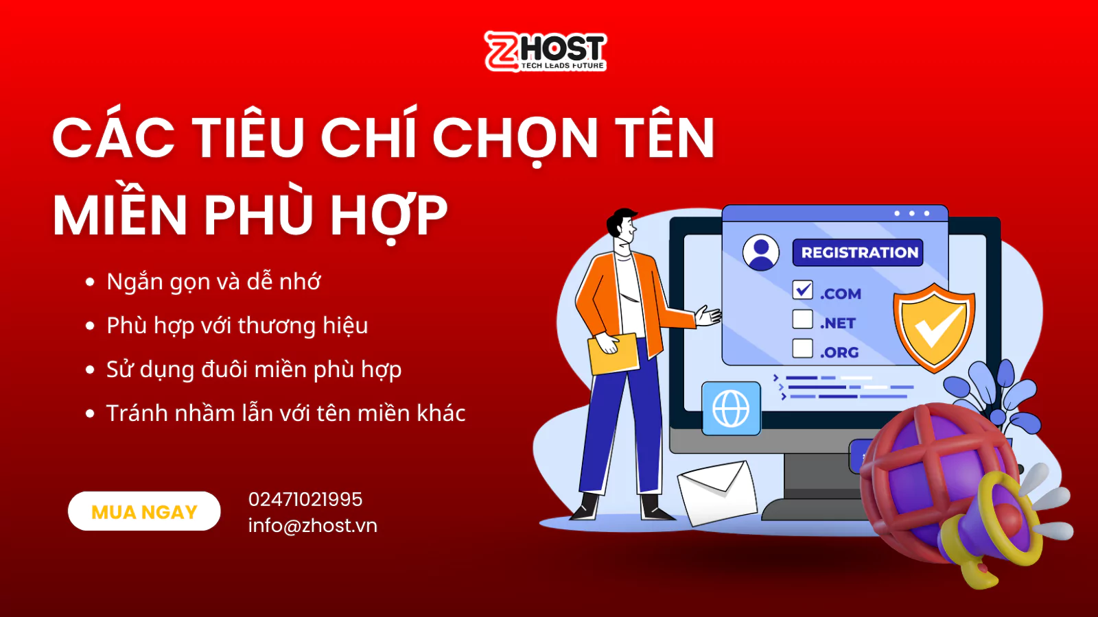 Các Tiêu Chí Chọn Tên Miền Phù Hợp Cho Website Của Bạn
