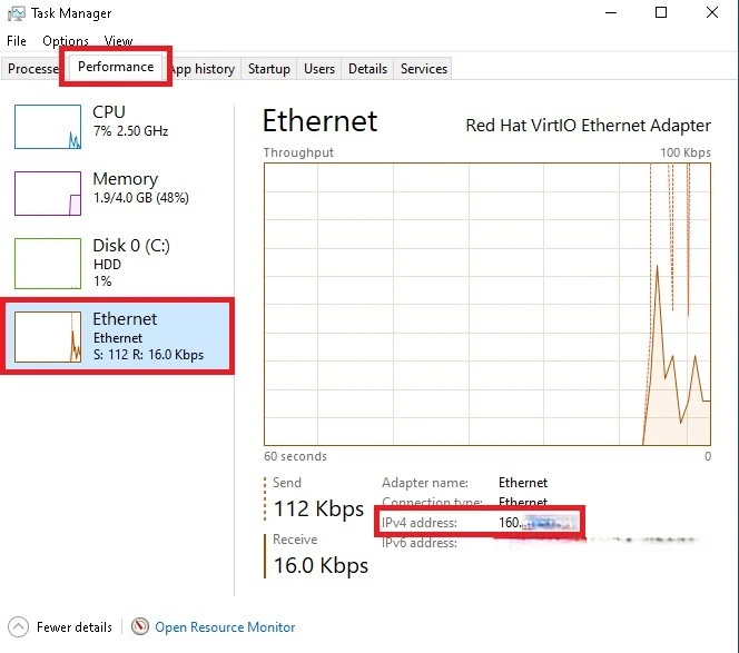 Kiểm Tra IP Trong Windows