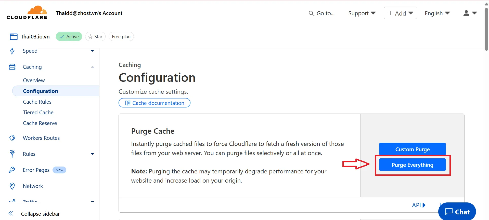Hướng Dẫn Xóa Cache DNS Cloudflare ảnh 6