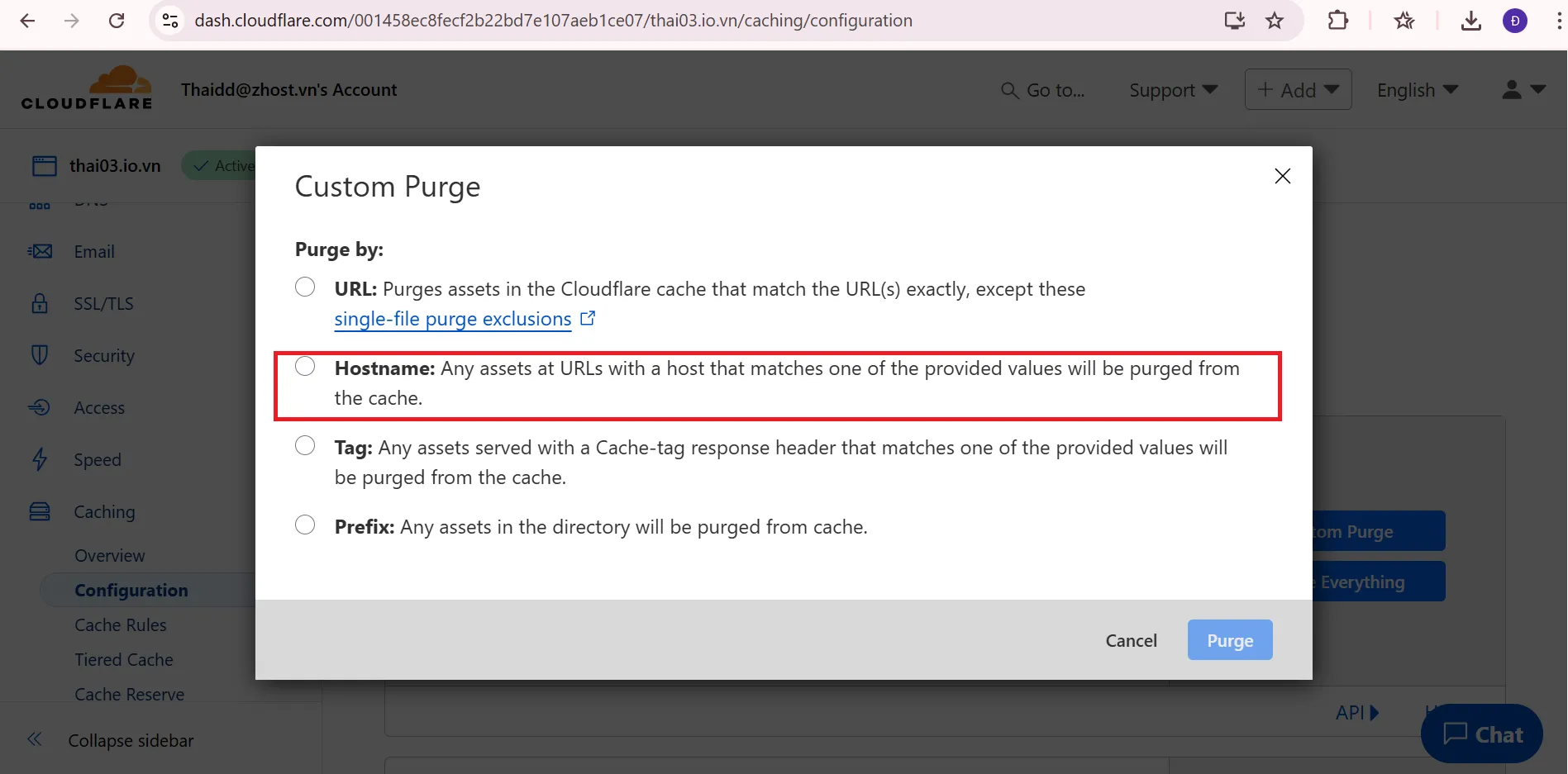 Hướng Dẫn Xóa Cache DNS Cloudflare ảnh 7