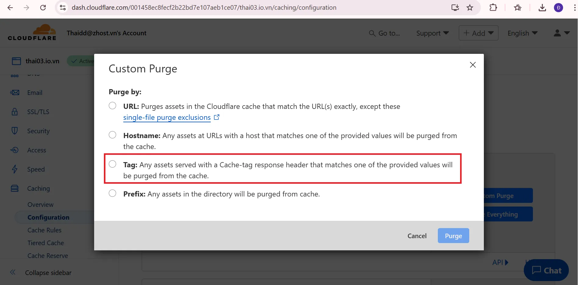 Hướng Dẫn Xóa Cache DNS Cloudflare ảnh 8