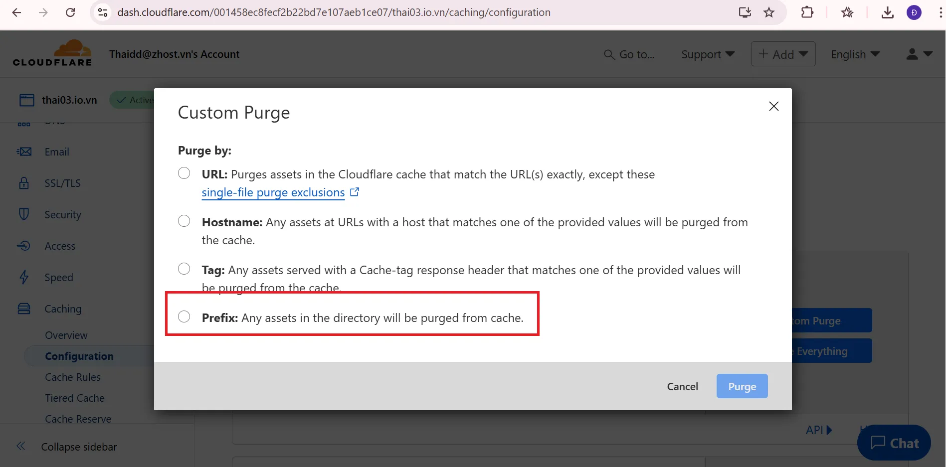 Hướng Dẫn Xóa Cache DNS Cloudflare ảnh 9