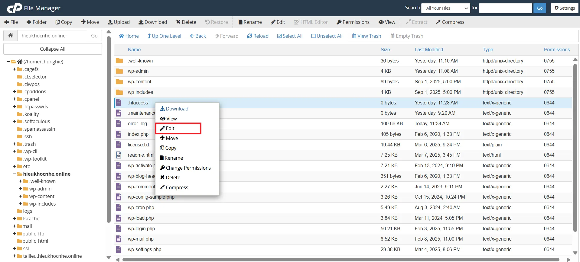 Hướng Dẫn Bật CORS Trên Hosting cPanel ảnh 5