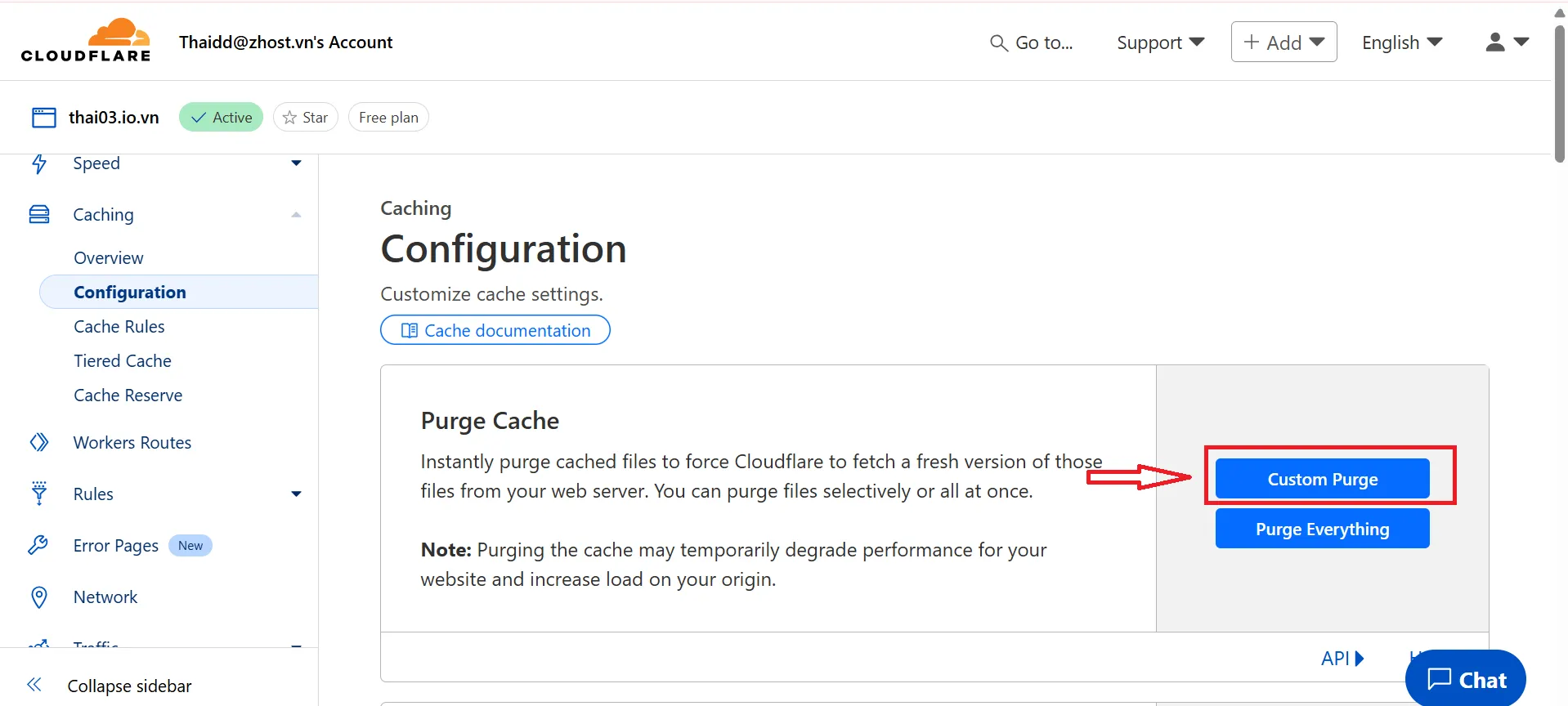 Hướng Dẫn Xóa Cache DNS Cloudflare ảnh 5