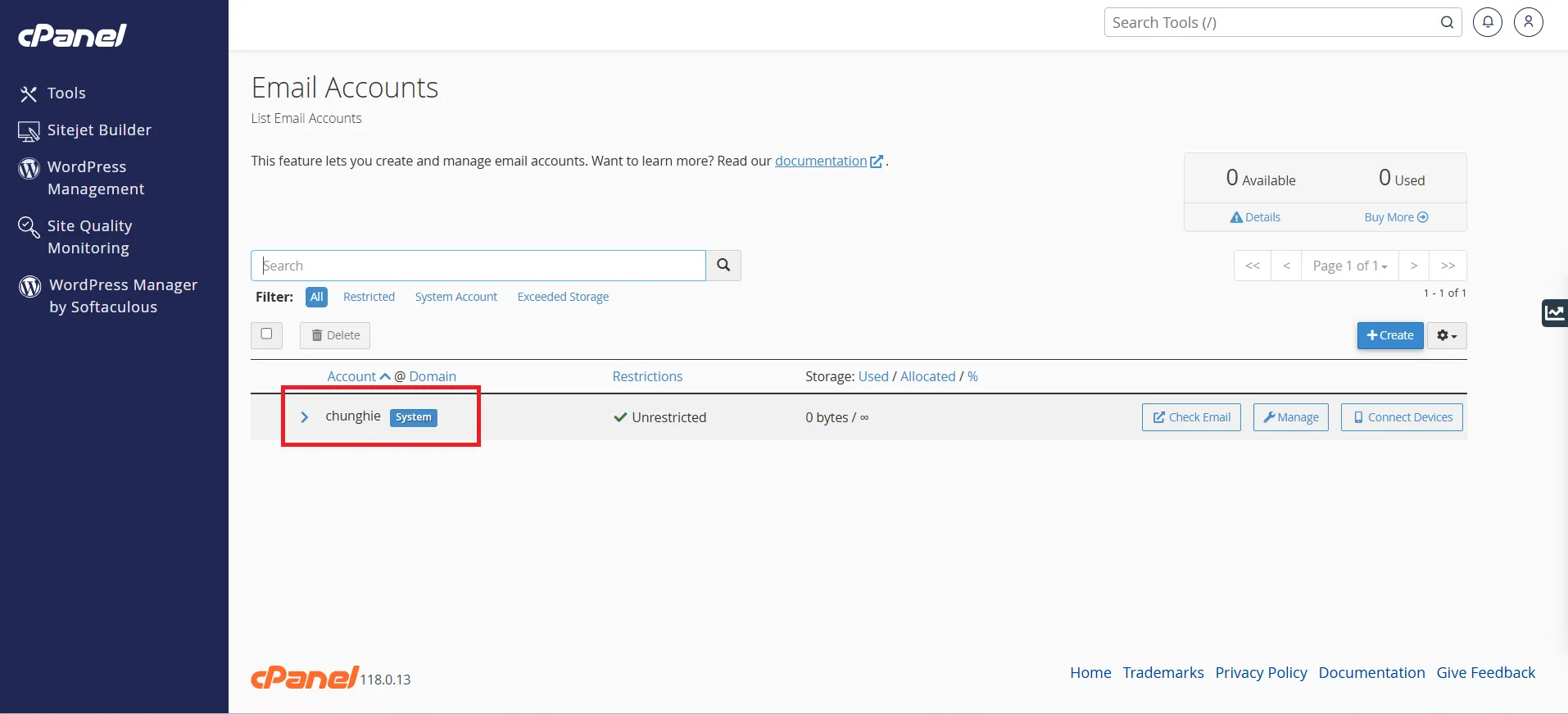 Hướng Dẫn Chi Tiết Tạo Tài Khoản Email rên cPanel ảnh 7