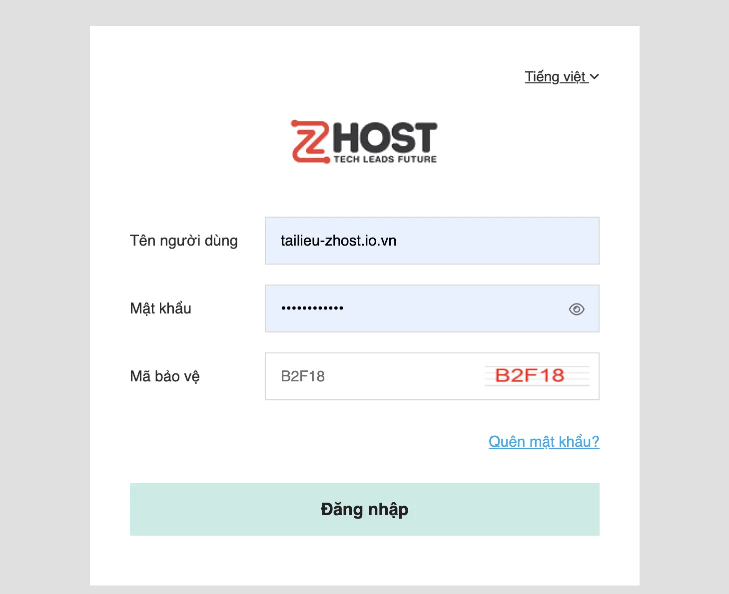 Hướng dẫn cập nhật NameServer mặc định tại Zhost