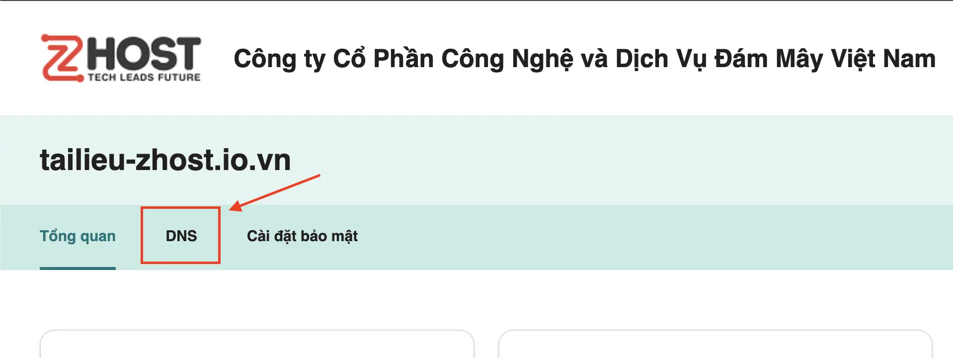 Hướng dẫn cập nhật NameServer mặc định tại Zhost