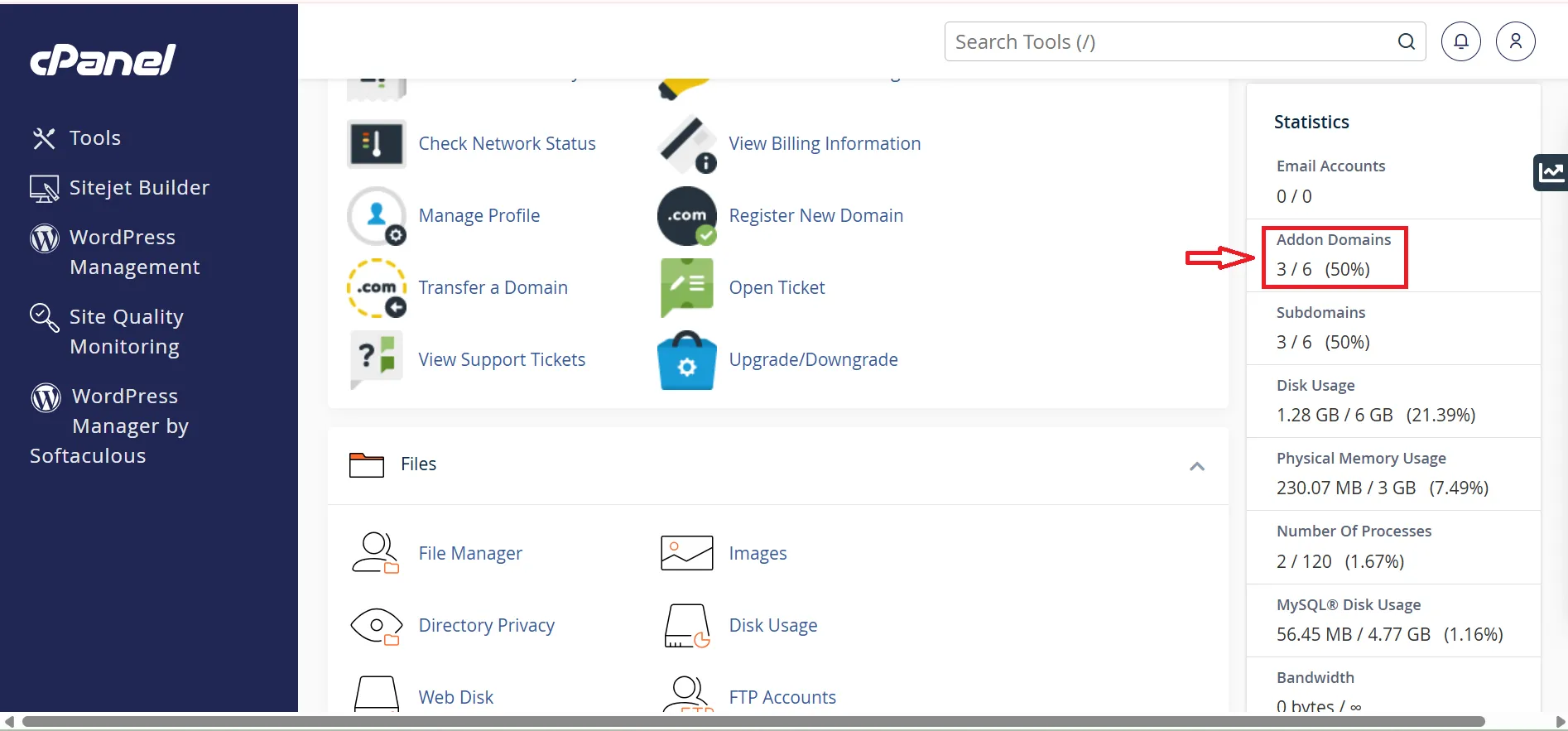 Ý nghĩa các thông số trong Cpanel Hosting ảnh3