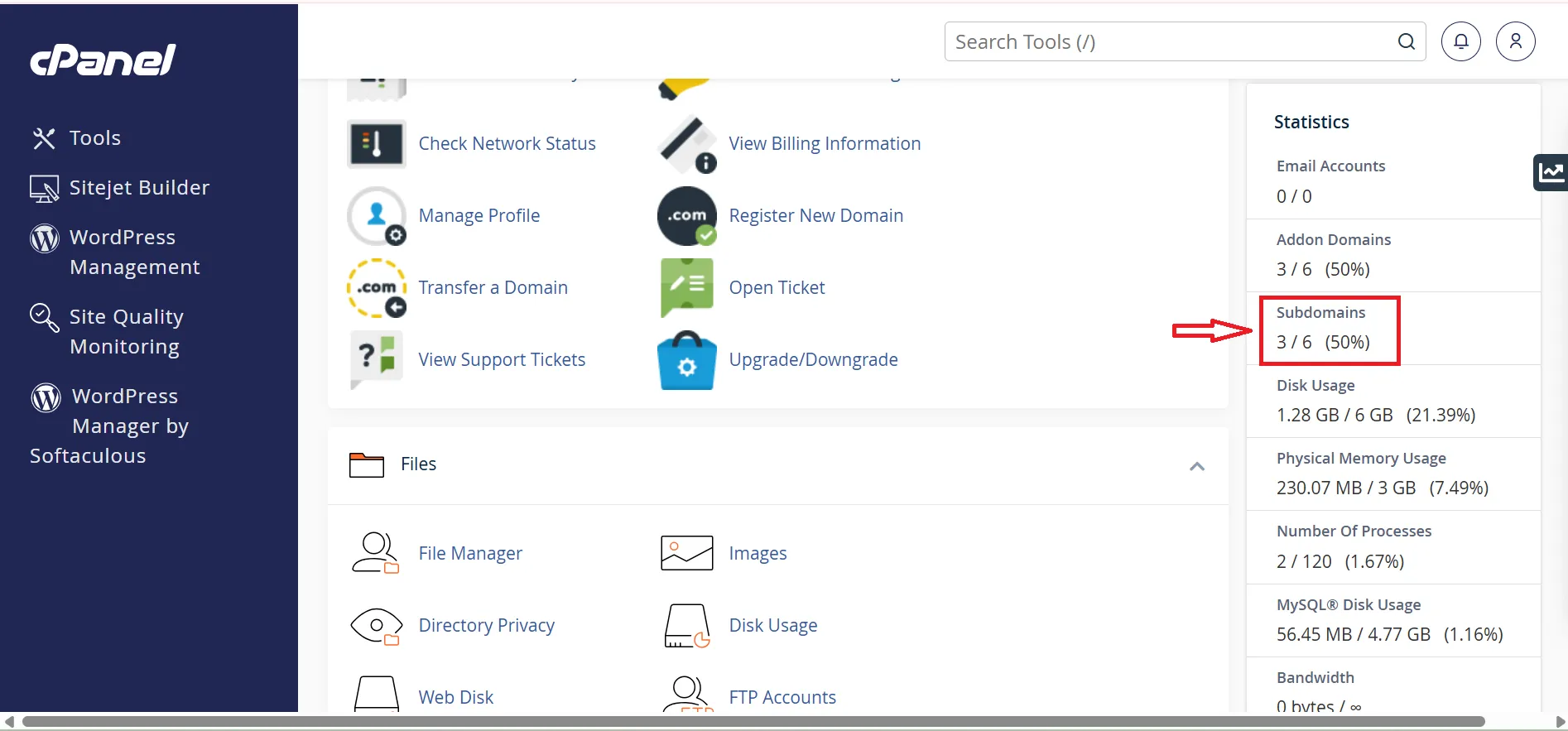 Ý nghĩa các thông số trong Cpanel Hosting ảnh4