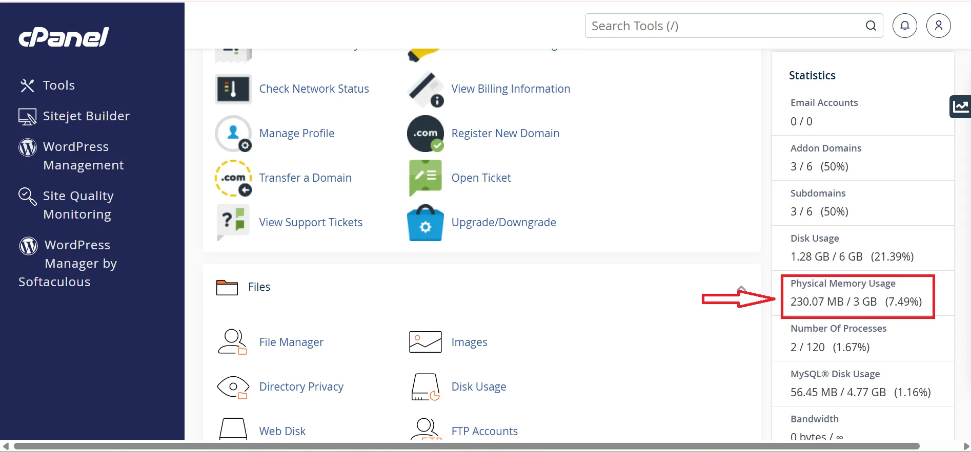 Ý nghĩa các thông số trong Cpanel Hosting ảnh6