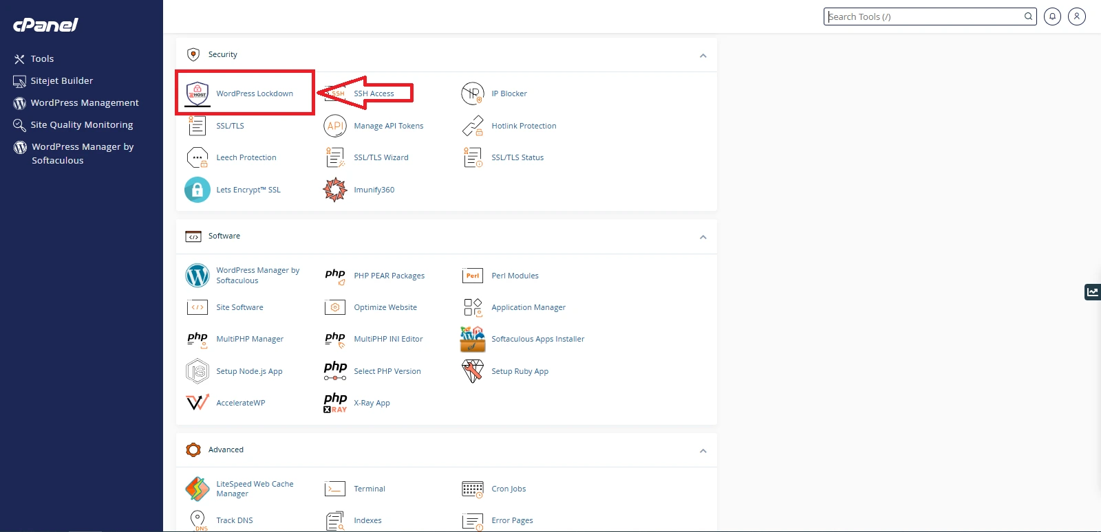 huong-dan-su-dung-tinh-nang-wordpress-lockdown-tren-cpanel-2