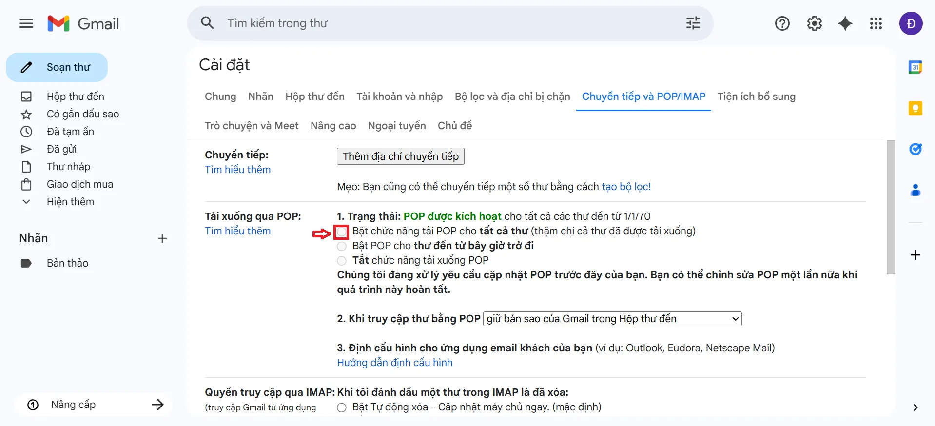 Hướng Dẫn Chuyển Dữ Liệu Email Về Gmail ảnh 2