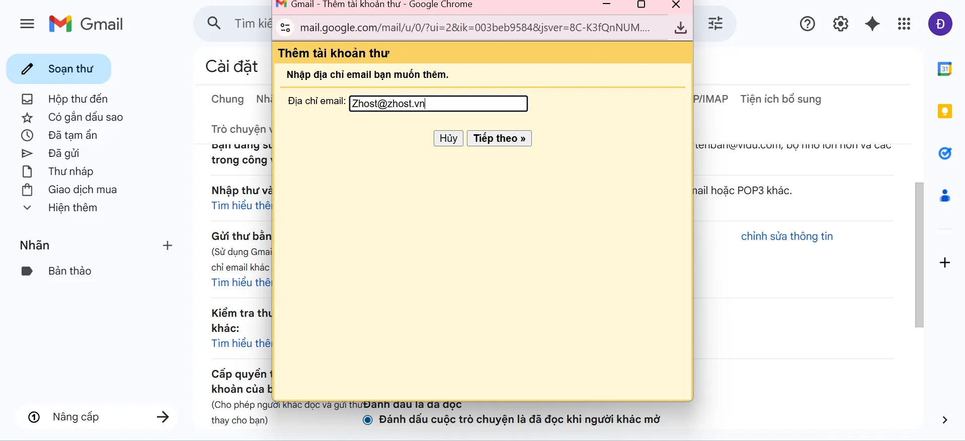Hướng Dẫn Chuyển Dữ Liệu Email Về Gmail ảnh 4
