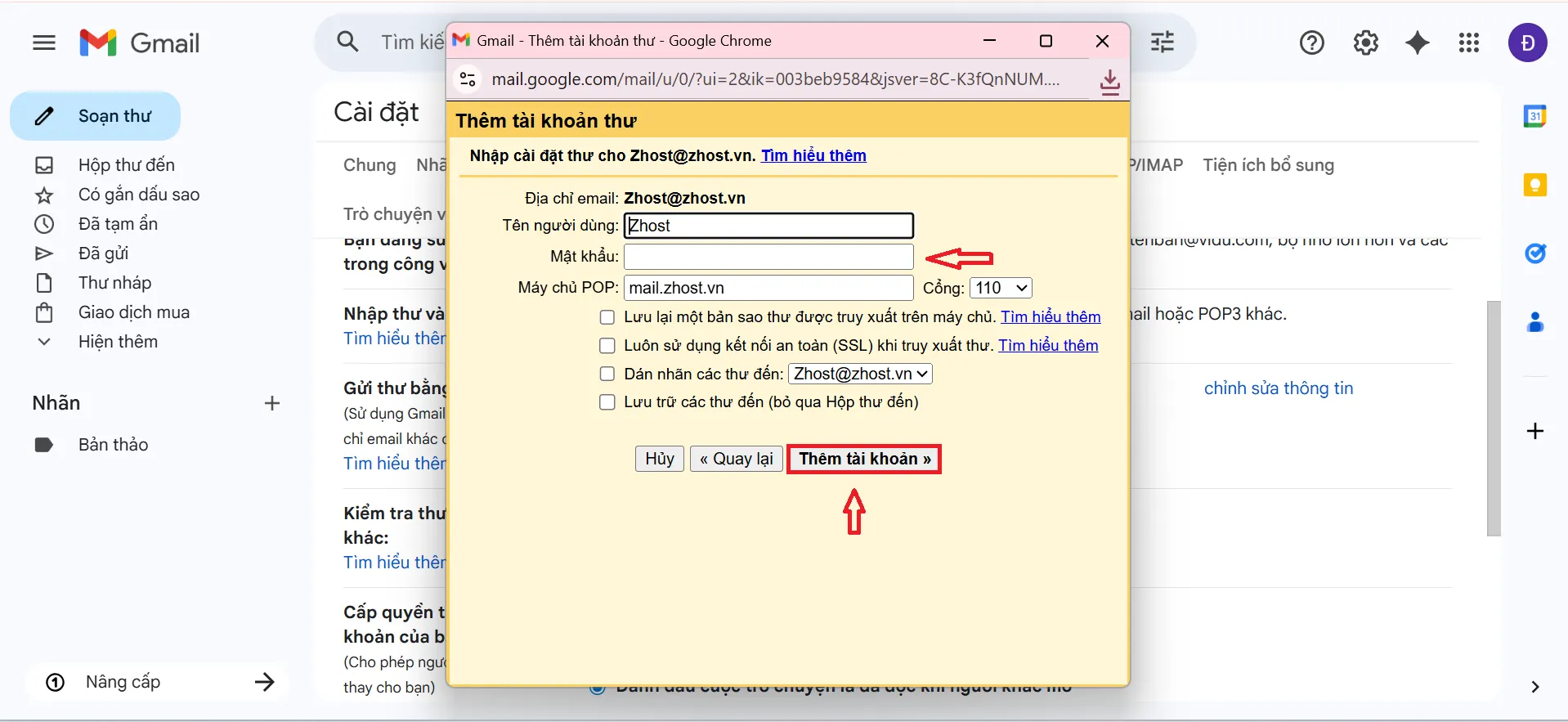 Hướng Dẫn Chuyển Dữ Liệu Email Về Gmail ảnh 6