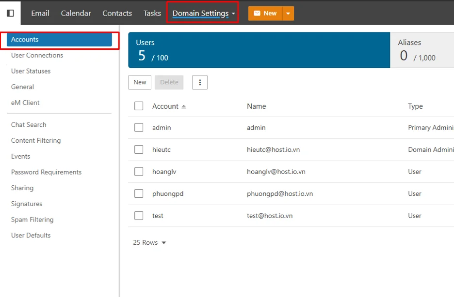 Hướng dẫn sử dụng catch-all email trên Email Business