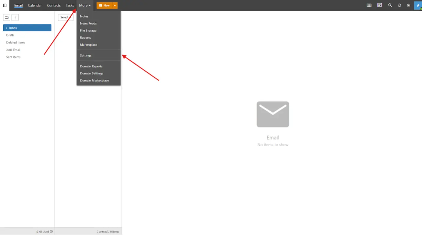 Hướng dẫn chuyển dữ liệu sang Email Business