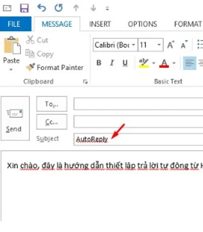 Hướng dẫn cài đặt trả lời Email tự động trên Microsoft Outlook