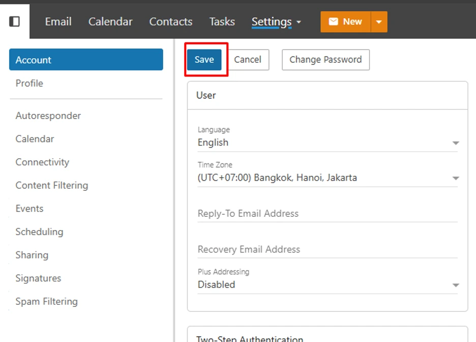 Hướng dẫn chuyển tiếp Email (Forward) trong Email Bussiness