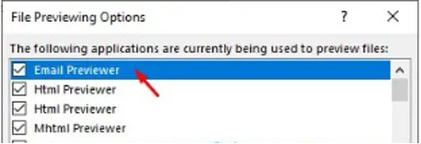 Hướng dẫn xem nhanh tệp tin đính kèm trong Outlook