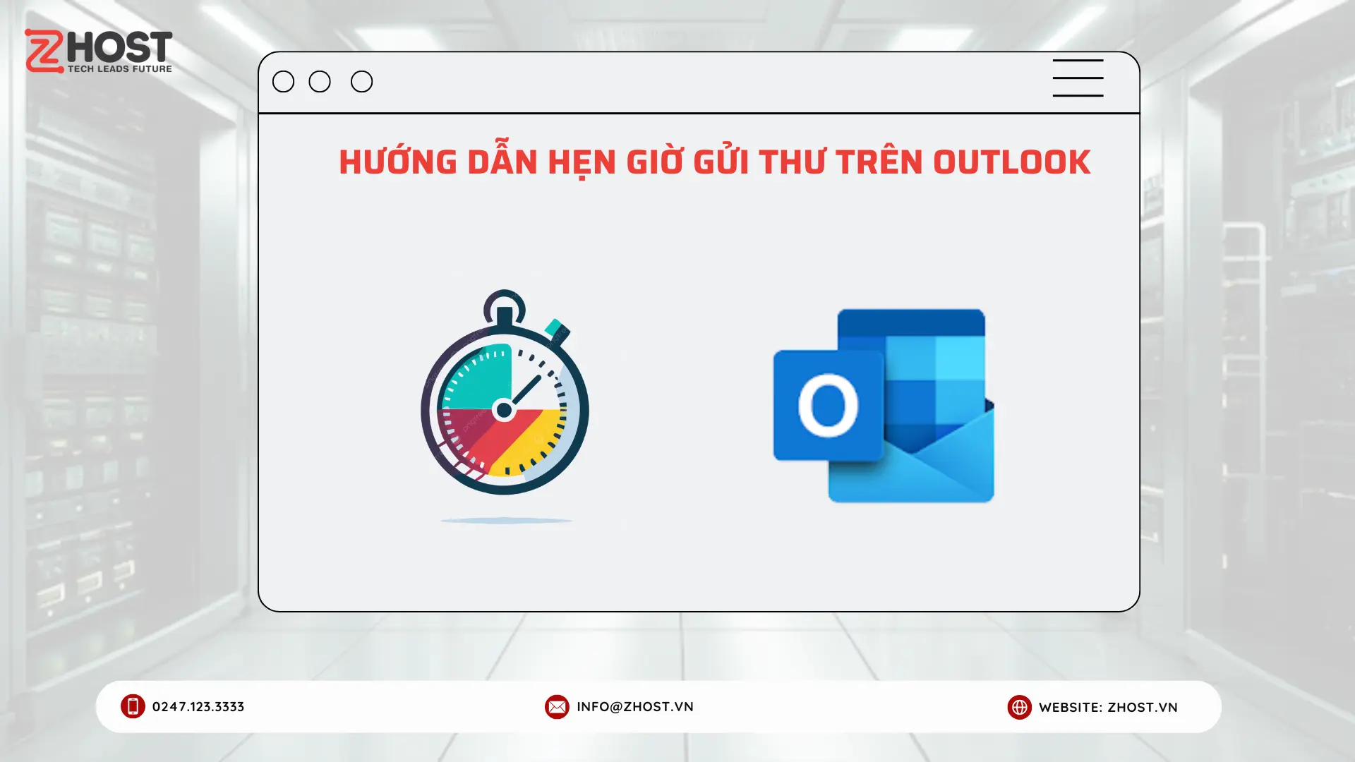 Hướng dẫn hẹn giờ gửi thư trên Outlook