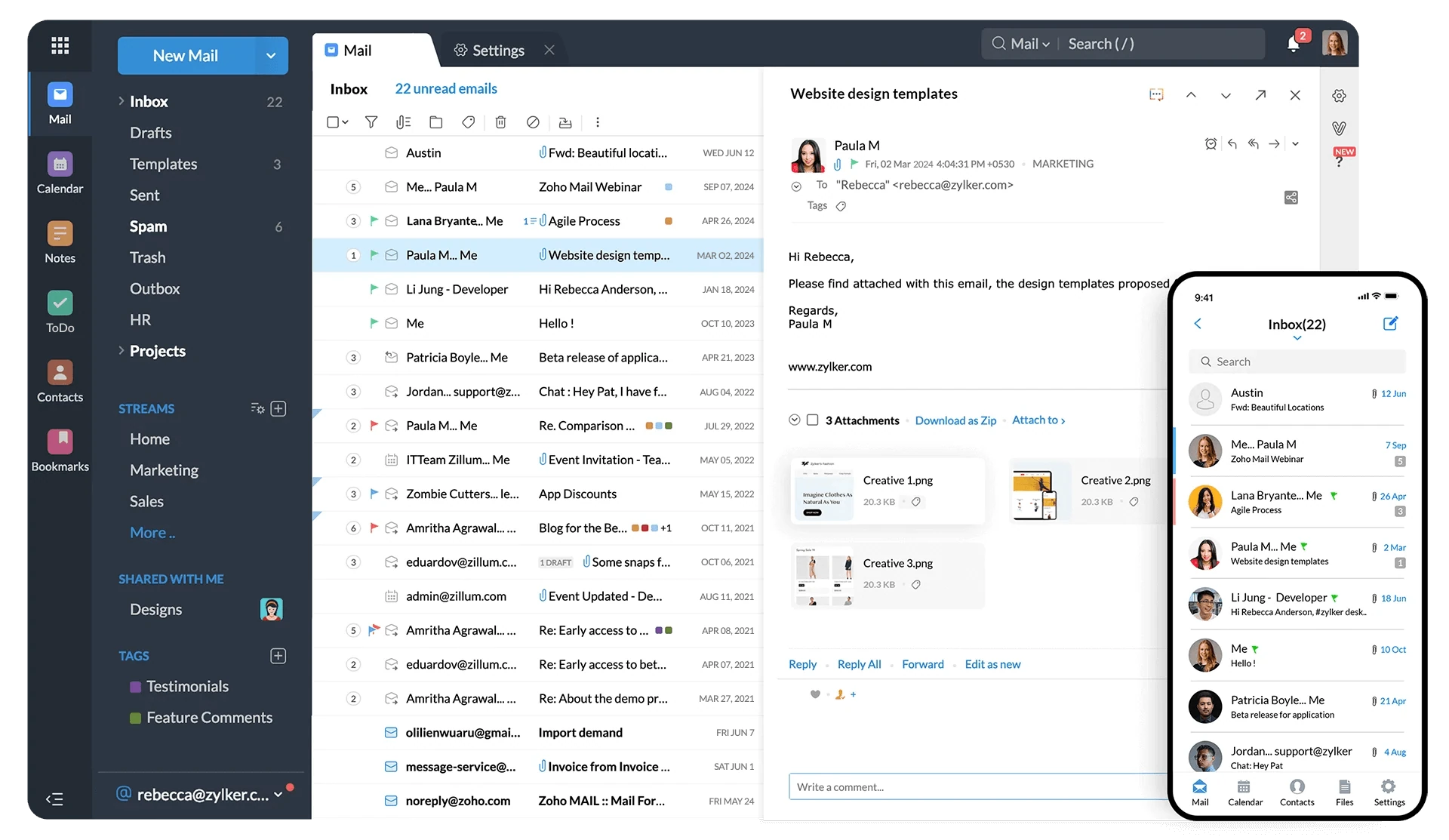 email-zoho