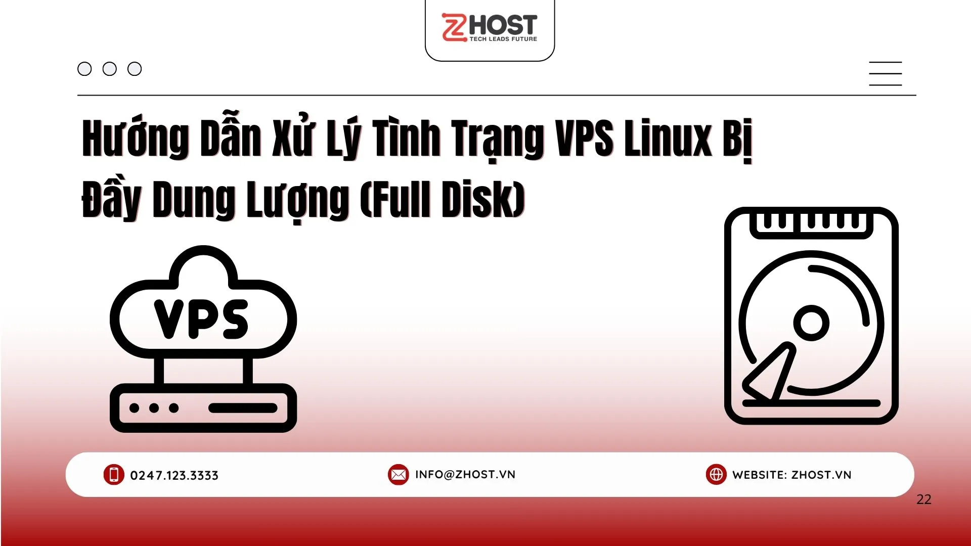 Hướng Dẫn Xử Lý Tình Trạng VPS Linux Bị Đầy Dung Lượng (Full Disk)