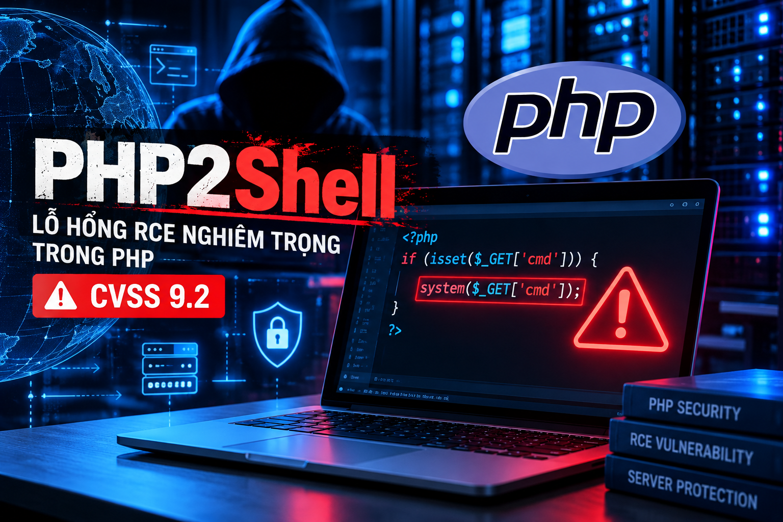 Cảnh Báo Lỗ Hổng PHP2Shell