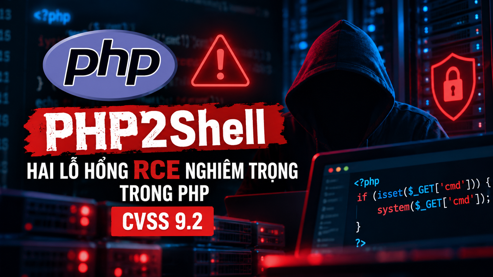 Cảnh báo lỗ hổng PHP2Shell nghiêm trọng
